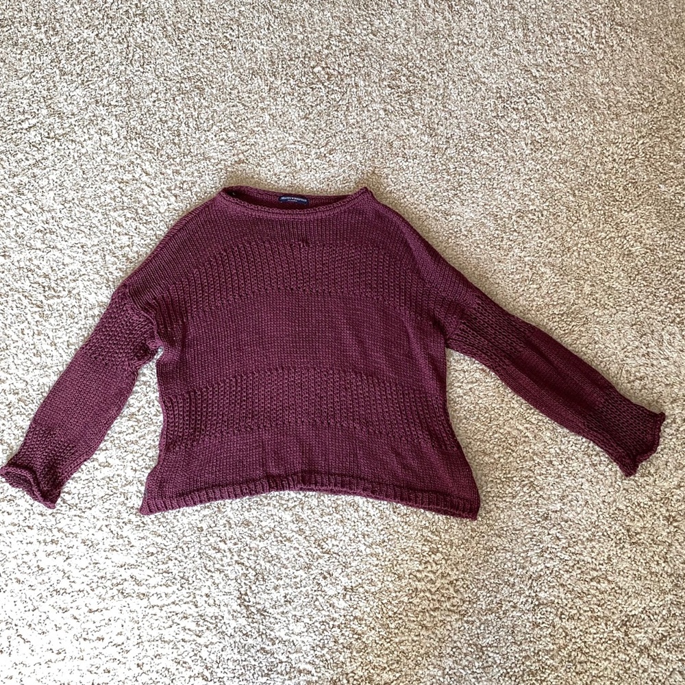 Brandy Melville Maroon Sweater